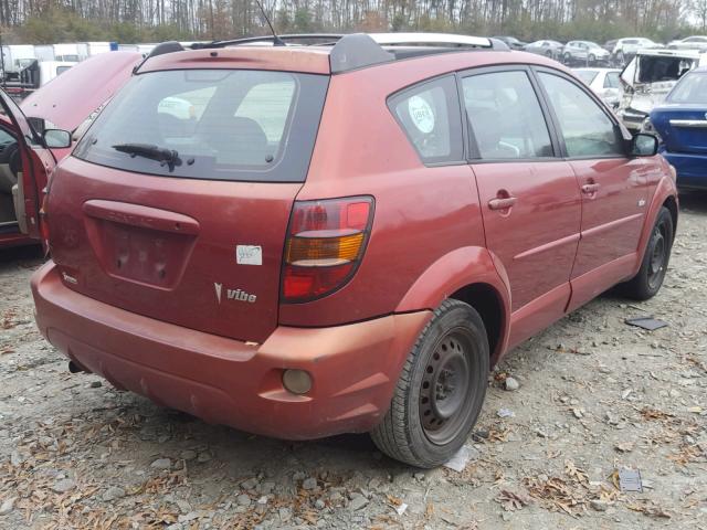 5Y2SL62863Z450600 - 2003 PONTIAC VIBE RED photo 4