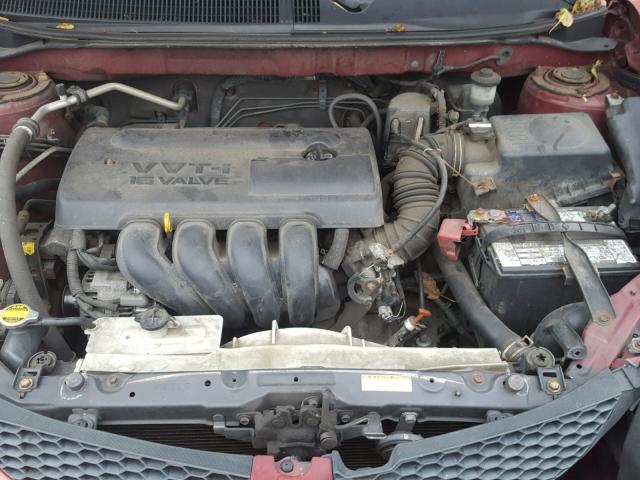 5Y2SL62863Z450600 - 2003 PONTIAC VIBE RED photo 7