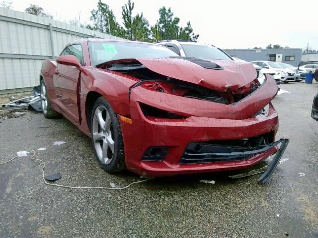 2G1FK1EJ7E9258856 - 2014 CHEVROLET CAMARO 2SS RED photo 1