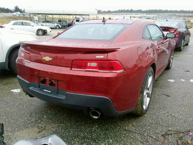 2G1FK1EJ7E9258856 - 2014 CHEVROLET CAMARO 2SS RED photo 4