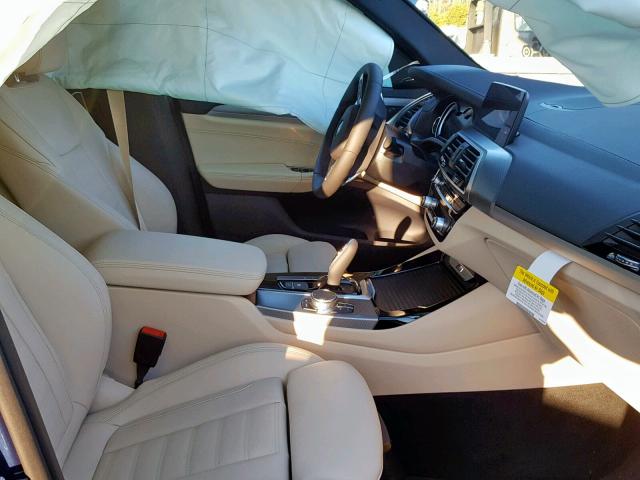 5UXTS3C59K0Z03751 - 2019 BMW X3 XDRIVEM Синий фото 5