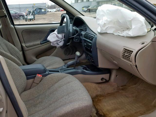 1G1JC524827267690 - 2002 CHEVROLET CAVALIER B TAN photo 5