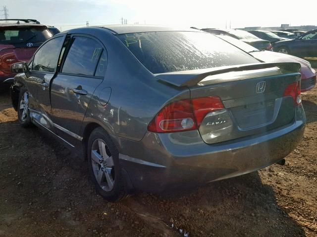 1HGFA16988L032015 - 2008 HONDA CIVIC EXL GRAY photo 3