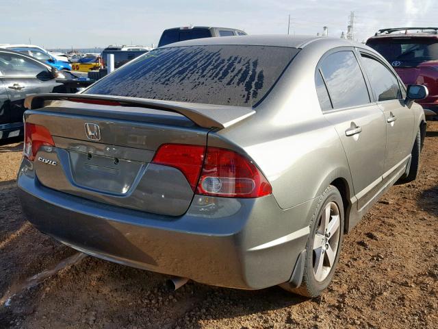 1HGFA16988L032015 - 2008 HONDA CIVIC EXL GRAY photo 4