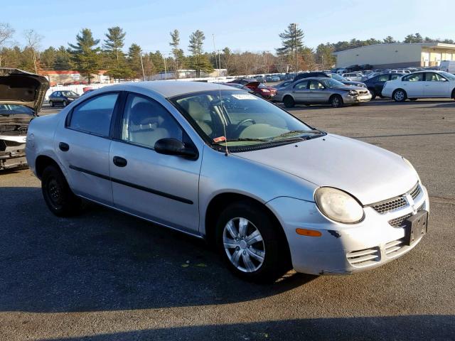 1B3ES26C63D234817 - 2003 DODGE NEON SE SILVER photo 1