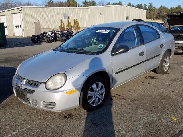 1B3ES26C63D234817 - 2003 DODGE NEON SE SILVER photo 2