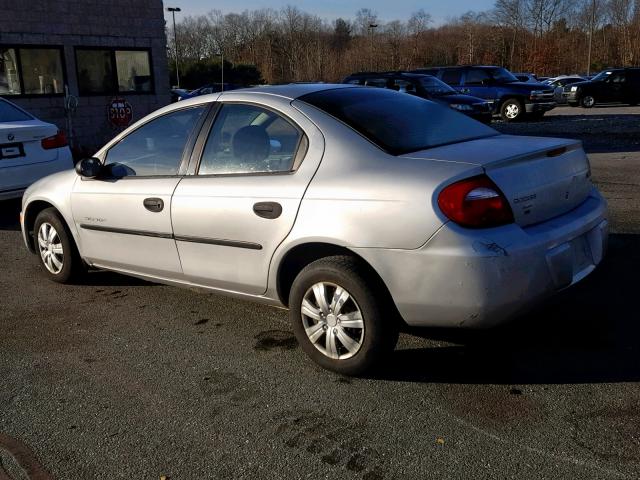 1B3ES26C63D234817 - 2003 DODGE NEON SE SILVER photo 3