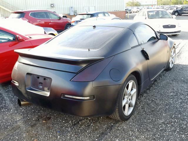 JN1AZ34D46M301383 - 2006 NISSAN 350Z COUPE BLACK photo 4