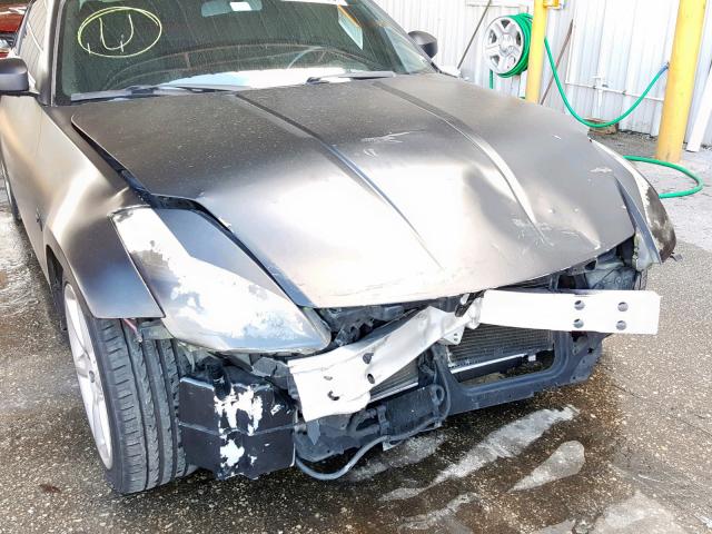 JN1AZ34D46M301383 - 2006 NISSAN 350Z COUPE BLACK photo 9