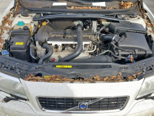 YV1TS592551404383 - 2005 VOLVO S80 2.5T WHITE photo 7