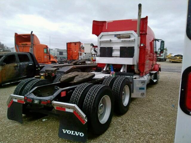 4V4NC9EH3FN933164 - 2015 VOLVO VN VNL RED photo 4