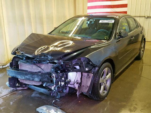 1G1ZC5E11BF259280 - 2011 CHEVROLET MALIBU 1LT BLACK photo 2