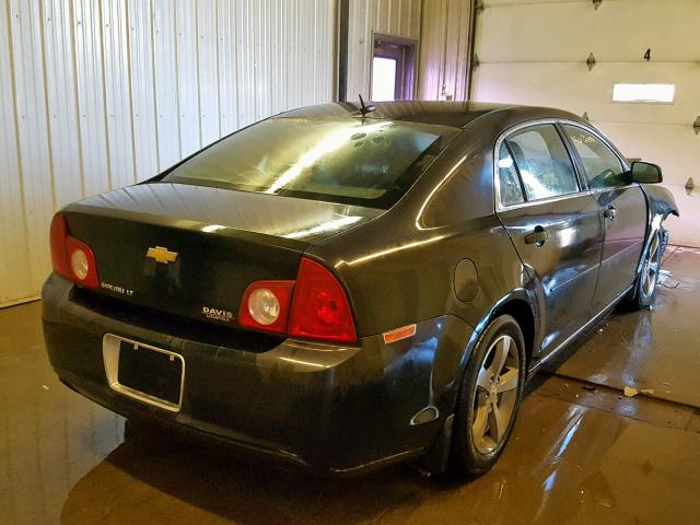 1G1ZC5E11BF259280 - 2011 CHEVROLET MALIBU 1LT BLACK photo 4