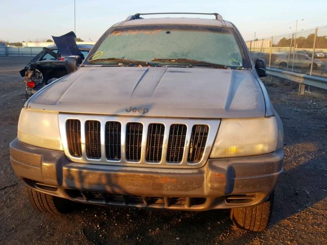 1J4GW48S01C605978 - 2001 JEEP GRAND CHER GRAY photo 9