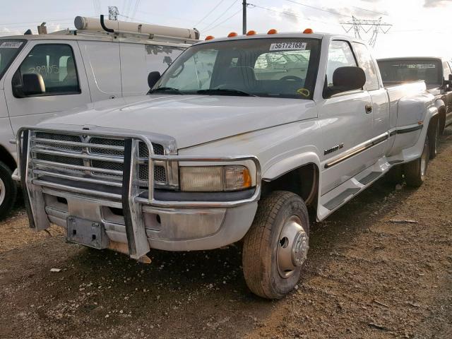 1B7MF33W3XJ551352 - 1999 DODGE RAM 3500 WHITE photo 2