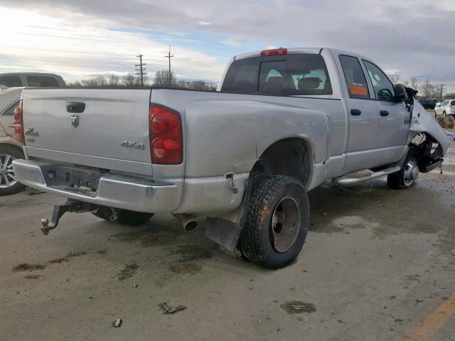 3D7MX48A68G199005 - 2008 DODGE RAM 3500 S SILVER photo 4