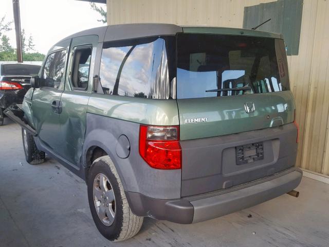 5J6YH18543L013946 - 2003 HONDA ELEMENT EX GREEN photo 3