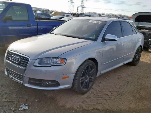 WAUGL78E47A106404 - 2007 AUDI NEW S4 QUA SILVER photo 2