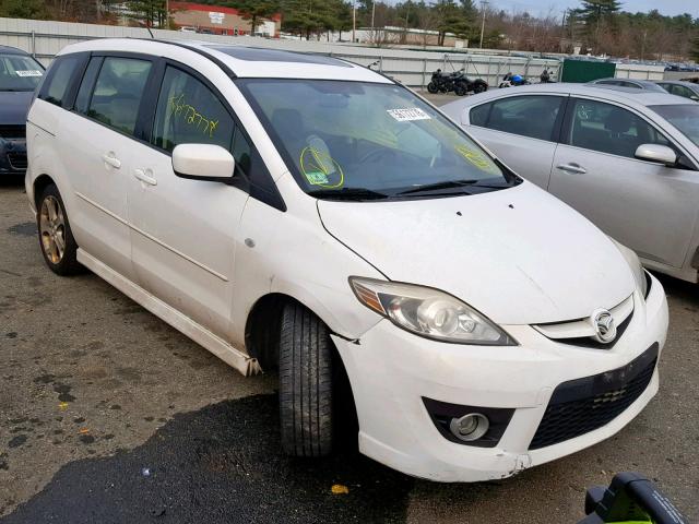 JM1CR293880304801 - 2008 MAZDA 5 WHITE photo 1