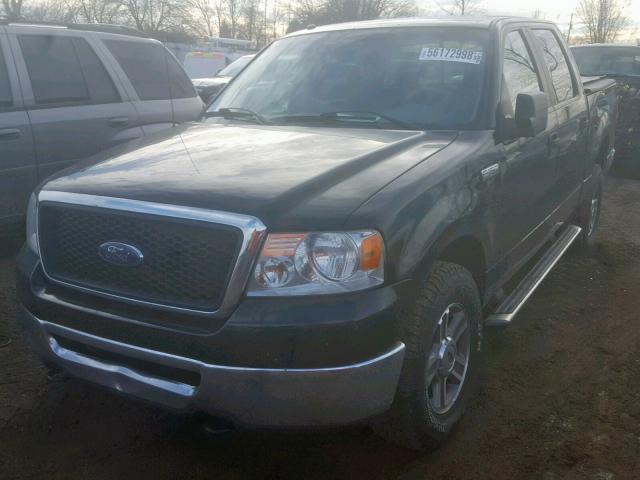 1FTPW14VX7FB16015 - 2007 FORD F150 SUPER BLACK photo 2