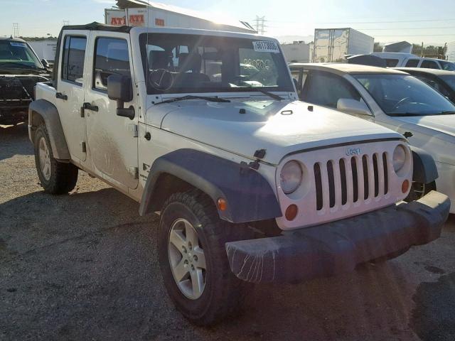 1J4GB391X7L171220 - 2007 JEEP WRANGLER X WHITE photo 1