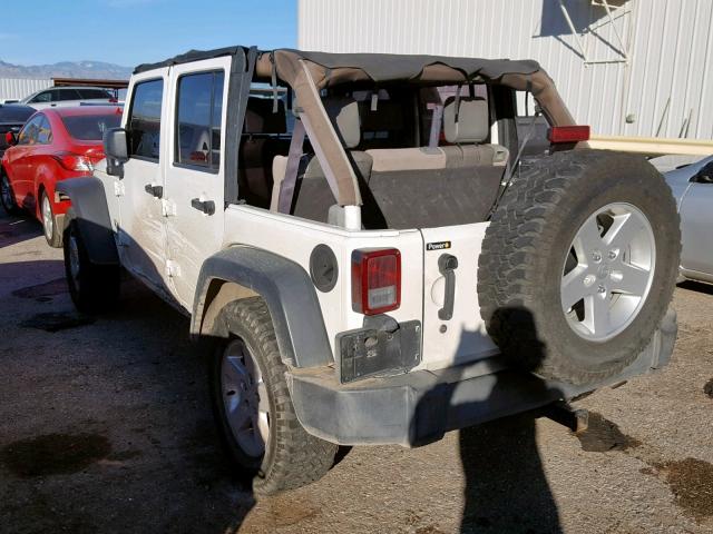 1J4GB391X7L171220 - 2007 JEEP WRANGLER X WHITE photo 3