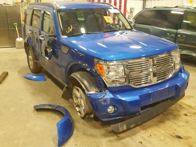 1D8GT28K37W735894 - 2007 DODGE NITRO SXT BLUE photo 1