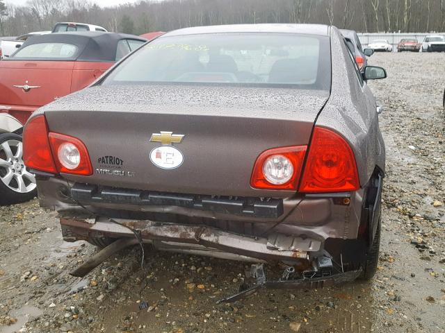 1G1ZC5E04CF119121 - 2012 CHEVROLET MALIBU 1LT GRAY photo 9