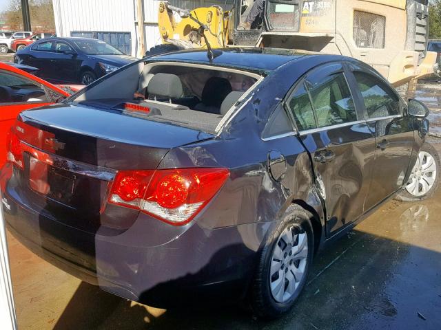 1G1PC5SH9C7264442 - 2012 CHEVROLET CRUZE LS BLACK photo 4