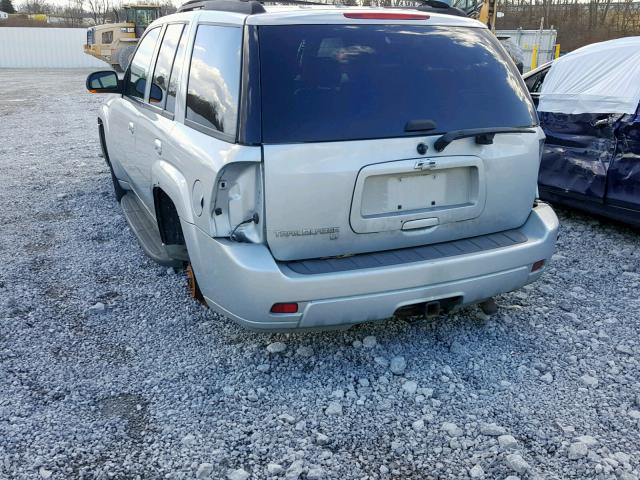 1GNDT13S872148544 - 2007 CHEVROLET TRAILBLAZE GRAY photo 3