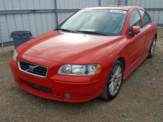 YV1RS592572646050 - 2007 VOLVO S60 2.5T RED photo 2
