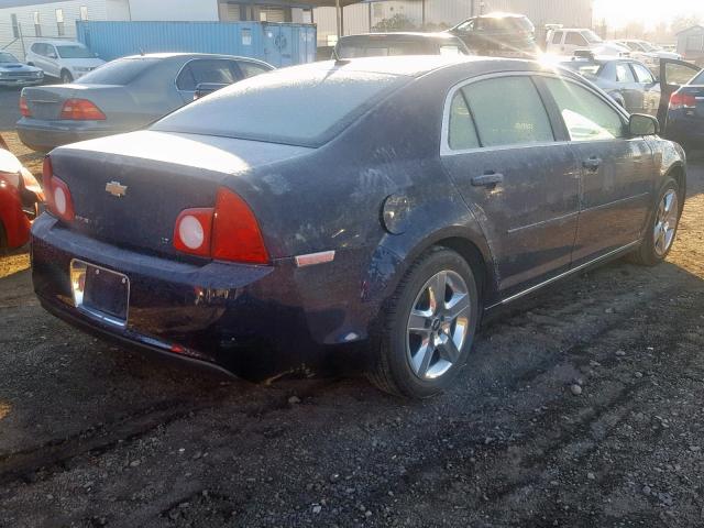 1G1ZH57BX9F253494 - 2009 CHEVROLET MALIBU 1LT BLUE photo 4