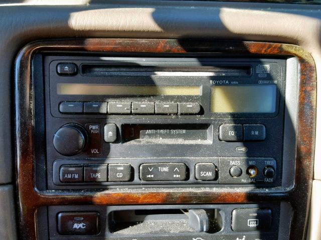 JT2BF22K9V0028705 - 1997 TOYOTA CAMRY LE GOLD photo 9