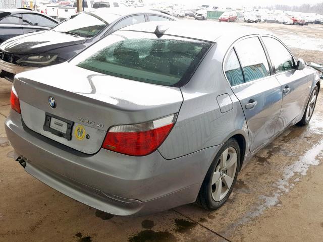 WBANF33596CS38110 - 2006 BMW 525 XI GRAY photo 4