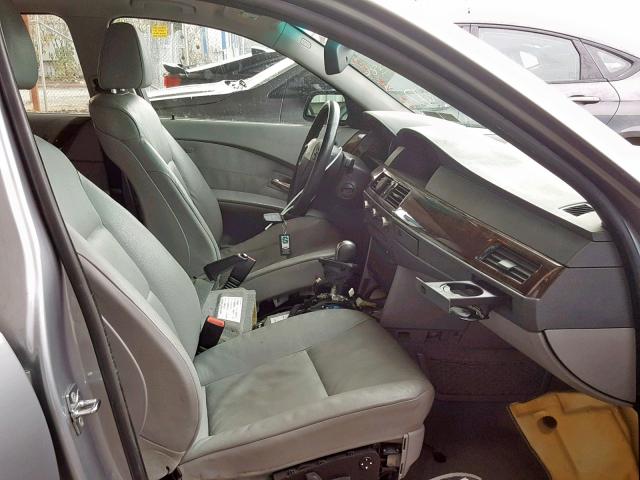 WBANF33596CS38110 - 2006 BMW 525 XI GRAY photo 5
