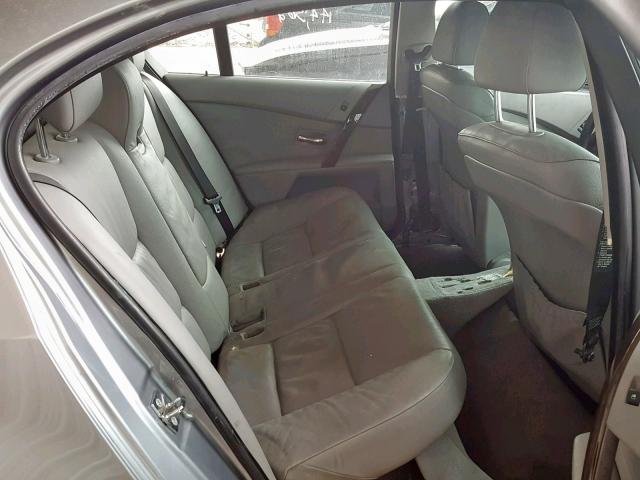 WBANF33596CS38110 - 2006 BMW 525 XI GRAY photo 6