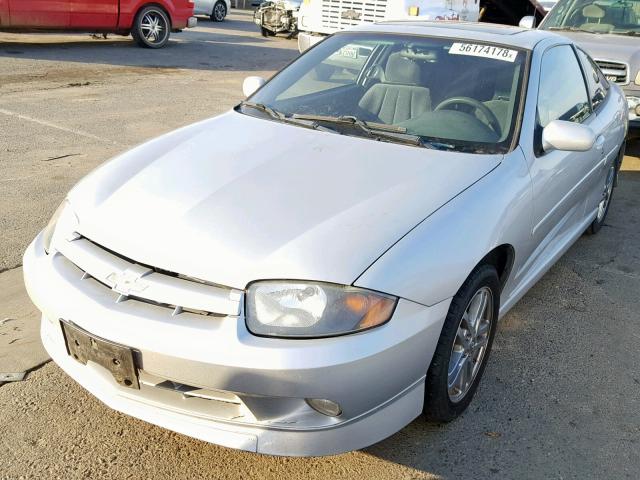 1G1JH14F447228803 - 2004 CHEVROLET CAVALIER L SILVER photo 2