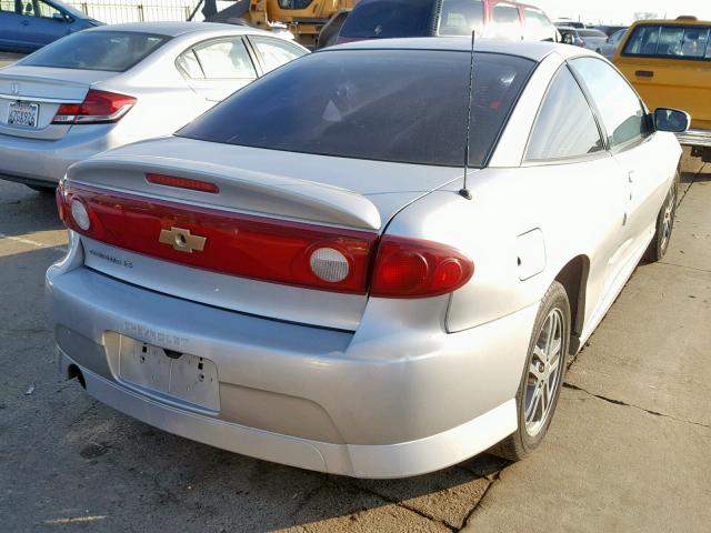 1G1JH14F447228803 - 2004 CHEVROLET CAVALIER L SILVER photo 4