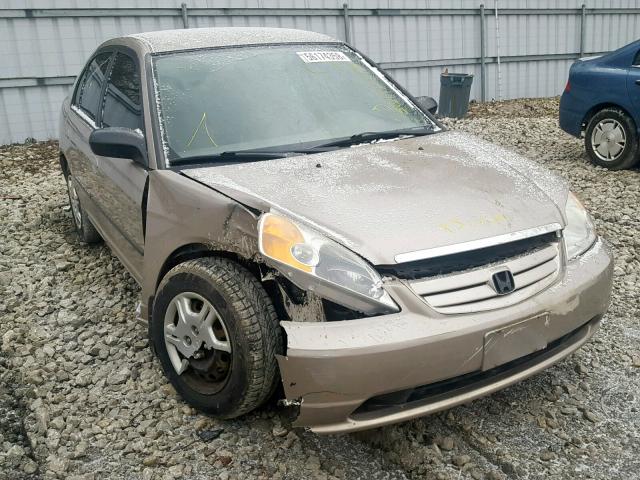 2HGES16432H903016 - 2002 HONDA CIVIC DX GOLD photo 1