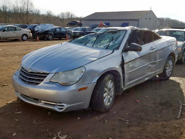 1C3LC45B89N540271 - 2009 CHRYSLER SEBRING LX SILVER photo 2