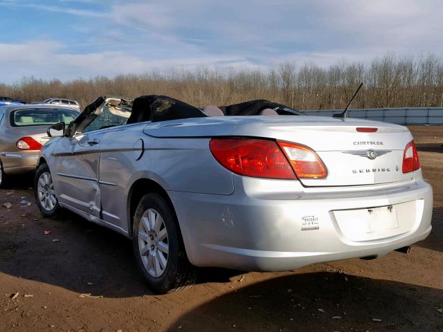 1C3LC45B89N540271 - 2009 CHRYSLER SEBRING LX SILVER photo 3