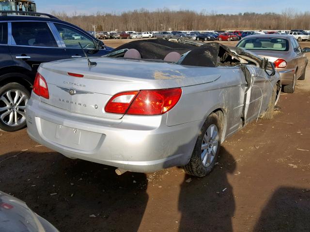 1C3LC45B89N540271 - 2009 CHRYSLER SEBRING LX SILVER photo 4