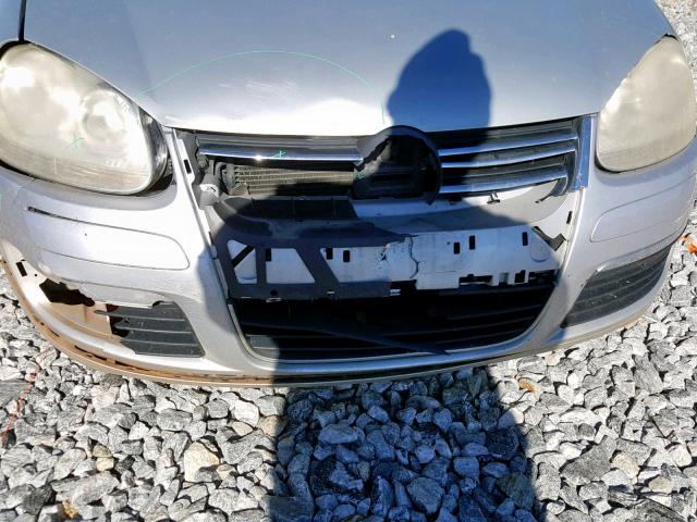 3VWSF71K67M146469 - 2007 VOLKSWAGEN JETTA 2.5 SILVER photo 9