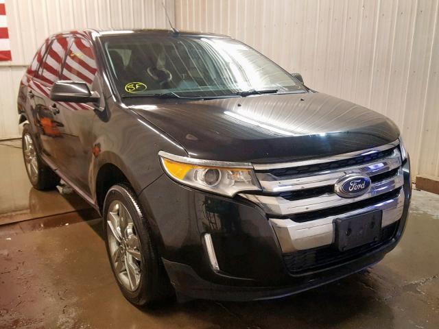 2FMDK4JCXDBB29410 - 2013 FORD EDGE SEL BLACK photo 1