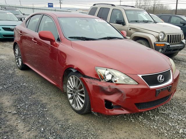 JTHBK262562005147 - 2006 LEXUS IS 250 MAROON photo 1