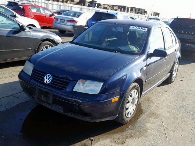 3VWRK69M23M133898 - 2003 VOLKSWAGEN JETTA GL BLUE photo 2