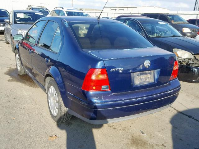 3VWRK69M23M133898 - 2003 VOLKSWAGEN JETTA GL BLUE photo 3