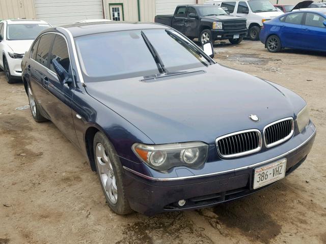 WBAGN63483DR11849 - 2003 BMW 745 LI BLUE photo 1