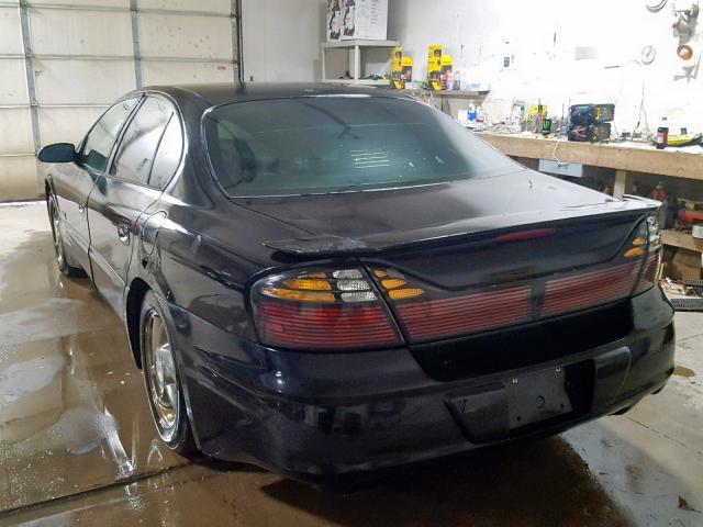 1G2HZ541XY4203883 - 2000 PONTIAC BONNEVILLE BLACK photo 3