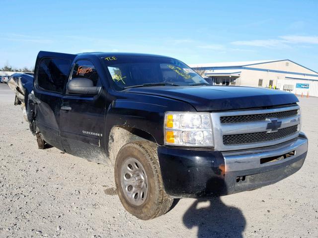 2GCEC23C391138325 - 2009 CHEVROLET SILVERADO BLACK photo 1